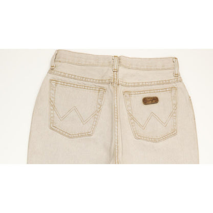 Wrangler Carla Beige Tapered Regular Mom Jeans High Waisted W30 L30