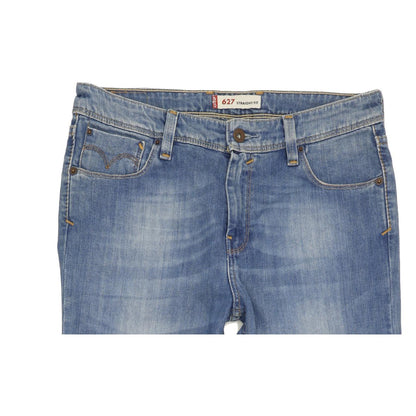 Levi's 627 Women Blue Straight Regular Stretch Jeans W31 L32