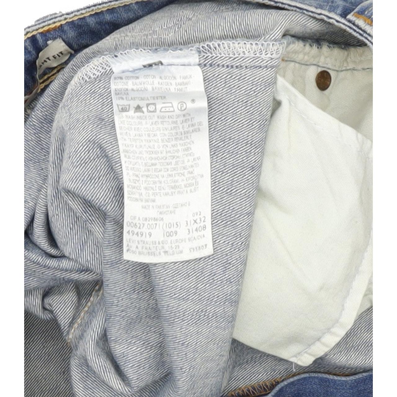 Levi's 627 Women Blue Straight Regular Stretch Jeans W31 L32