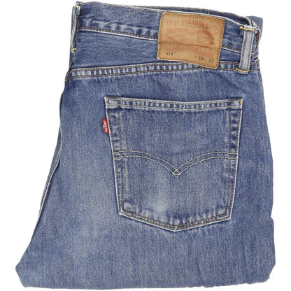 Levi's 514 Men Blue Straight Slim Jeans W36 L31
