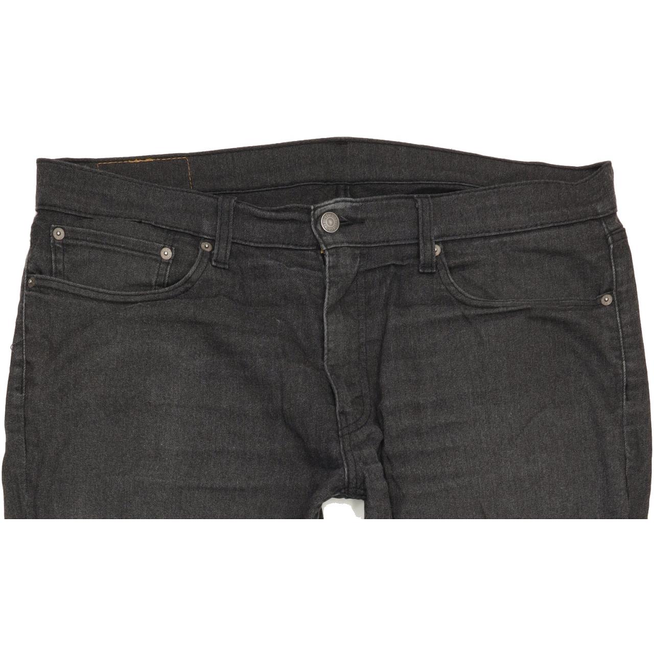 Levi's 511 Men Charcoal Straight Slim Stretch Jeans W37 L31