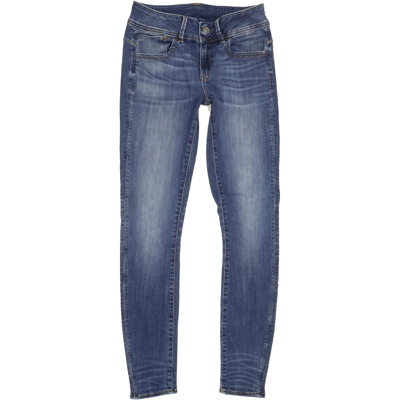 G-Star Lynn Women Blue Skinny Slim Stretch Jeans W29 L32
