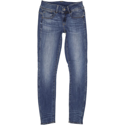 G-Star Lynn Women Blue Skinny Slim Stretch Jeans W29 L32