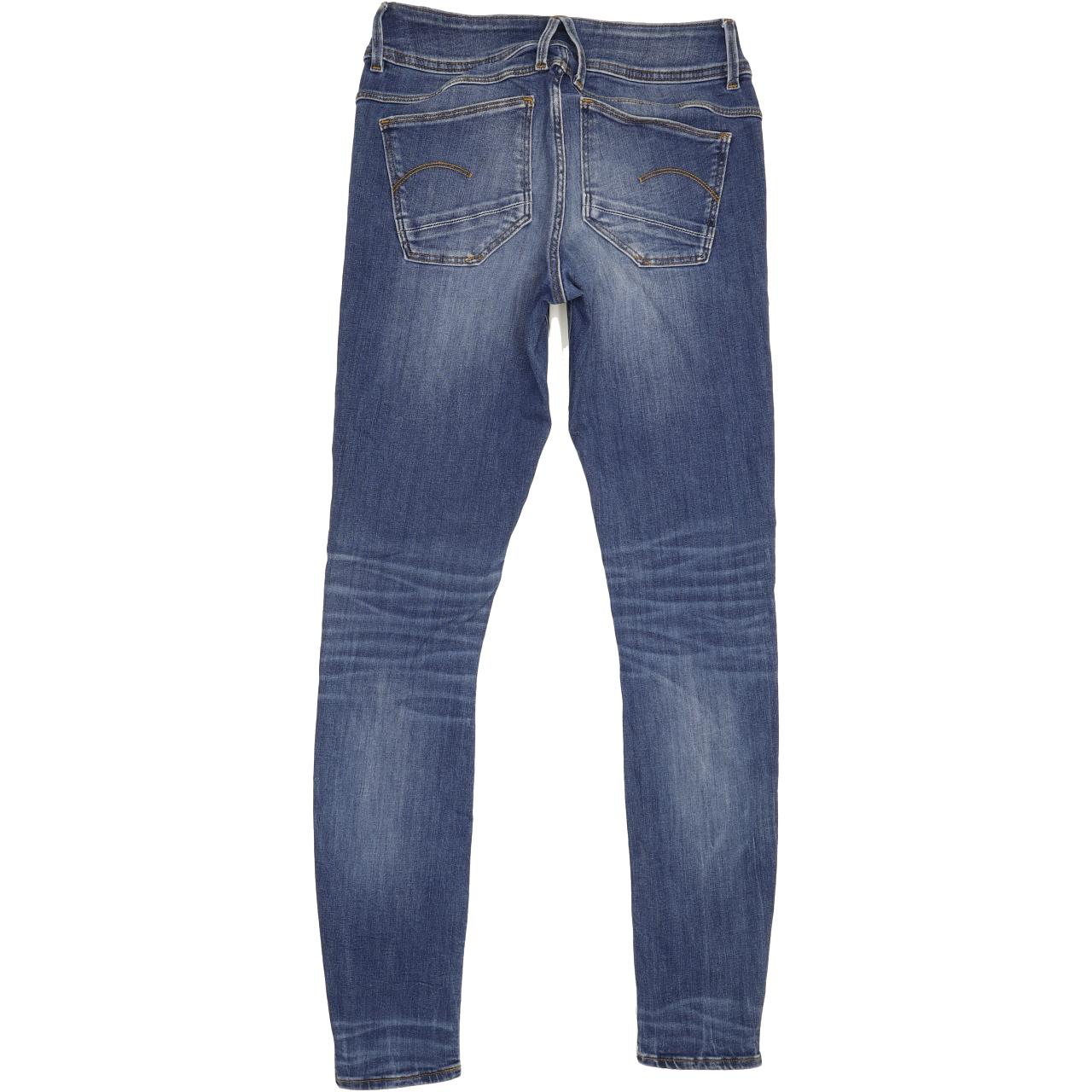 G-Star Lynn Women Blue Skinny Slim Stretch Jeans W29 L32