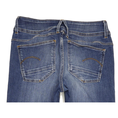 G-Star Lynn Women Blue Skinny Slim Stretch Jeans W29 L32