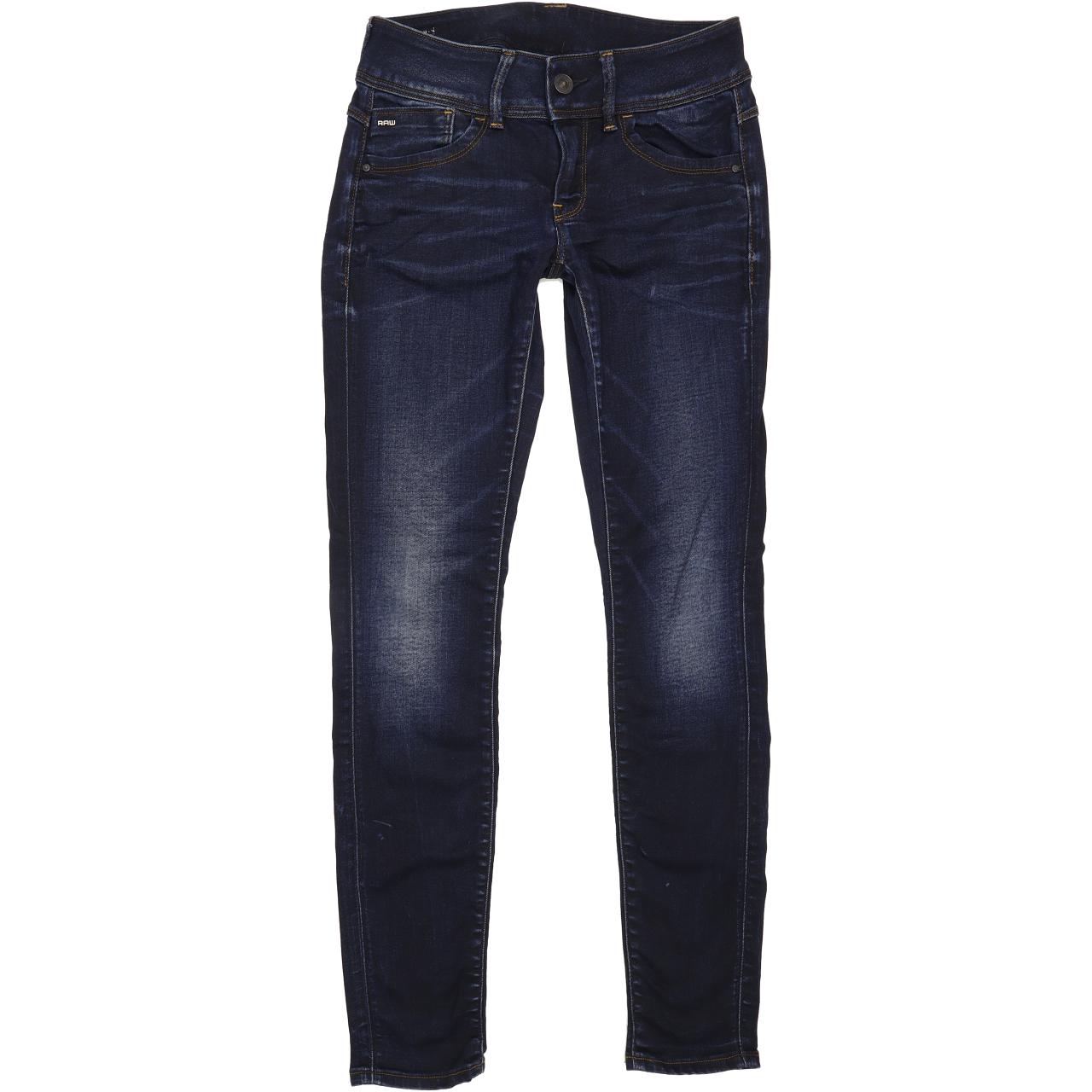G-Star Lynn Women Blue Skinny Slim Stretch Jeans W27 L31