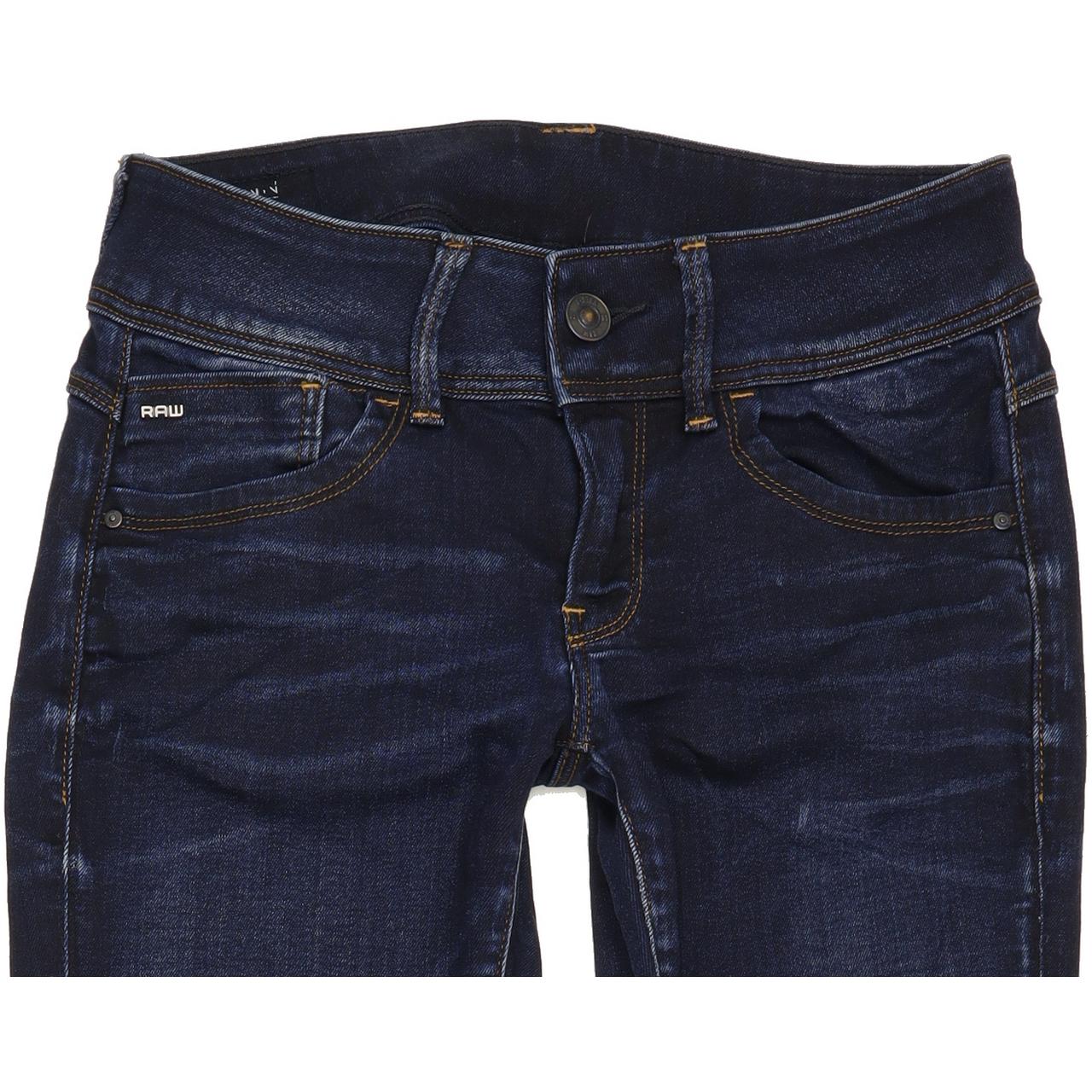 G-Star Lynn Women Blue Skinny Slim Stretch Jeans W27 L31