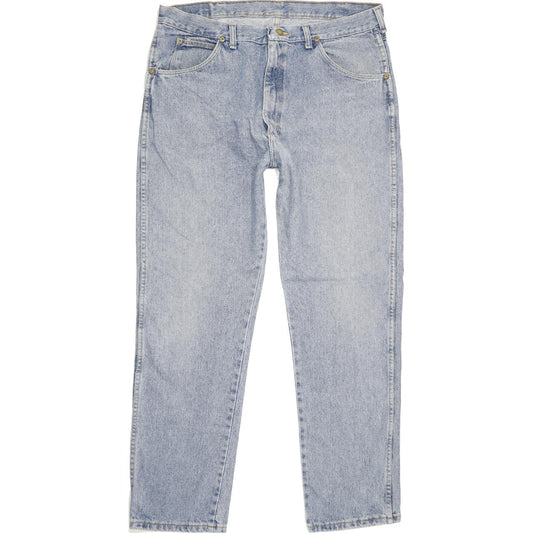 Wrangler American Hero Men Blue Straight Regular Jeans W36 L31