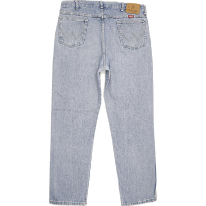 Wrangler American Hero Men Blue Straight Regular Jeans W36 L31
