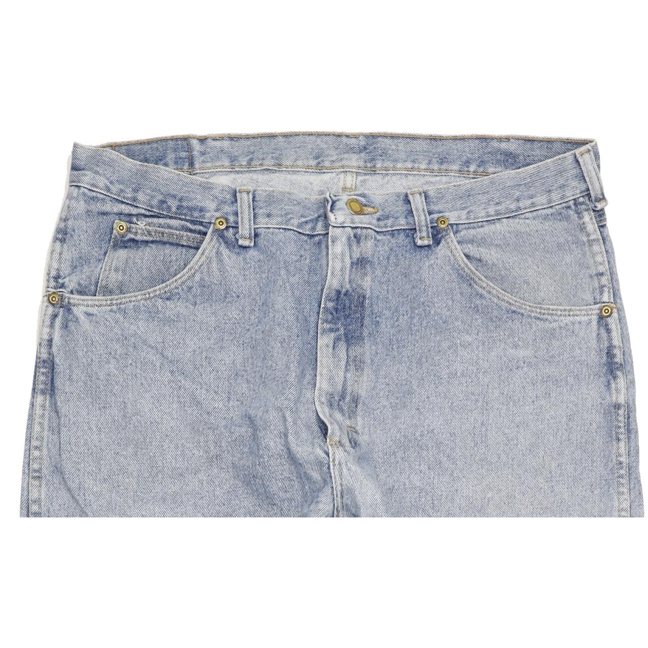 Wrangler American Hero Men Blue Straight Regular Jeans W36 L31