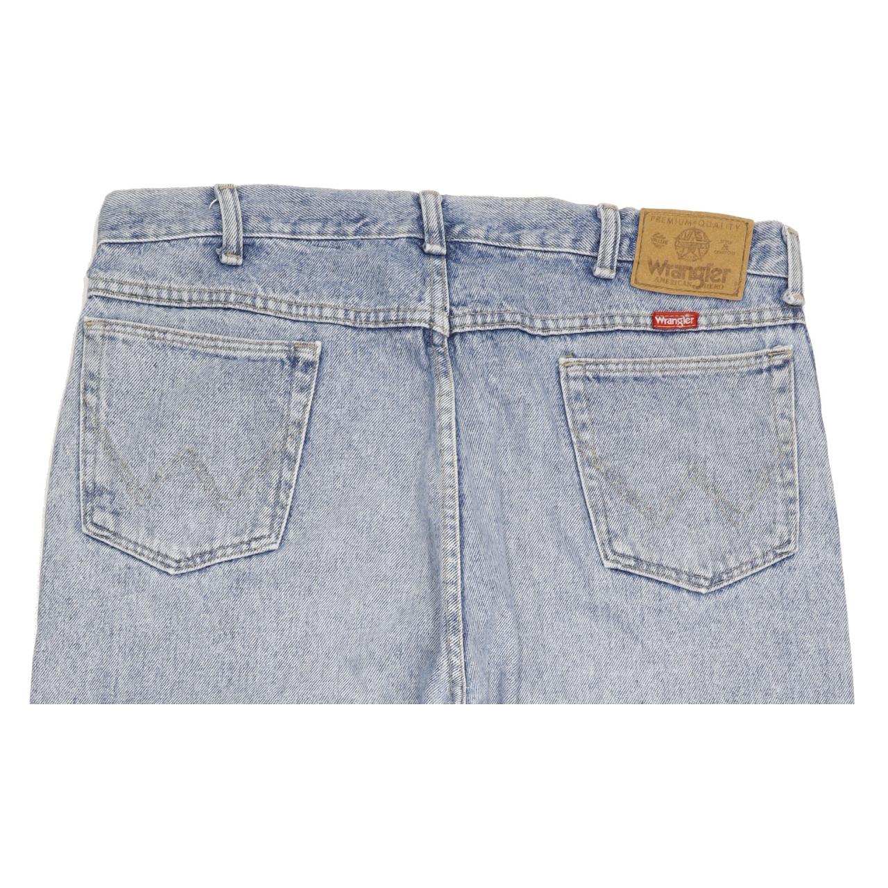 Wrangler American Hero Men Blue Straight Regular Jeans W36 L31