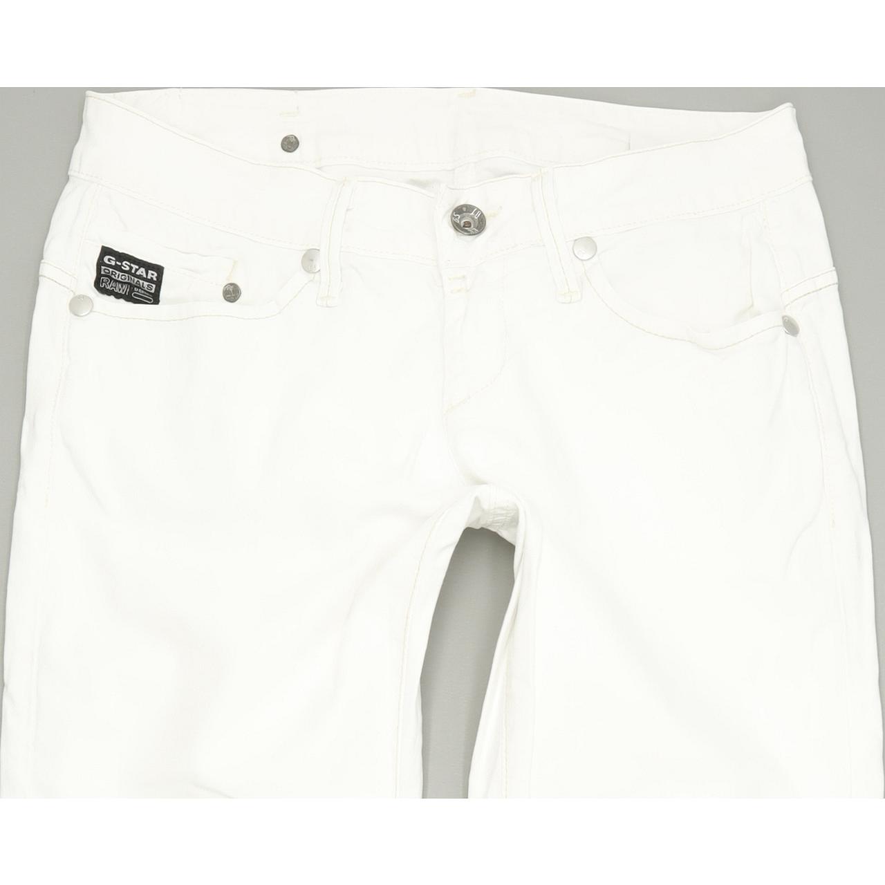 G-Star Midge Women White Skinny Slim Stretch Jeans W29 L32