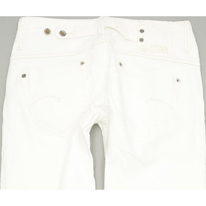 G-Star Midge Women White Skinny Slim Stretch Jeans W29 L32