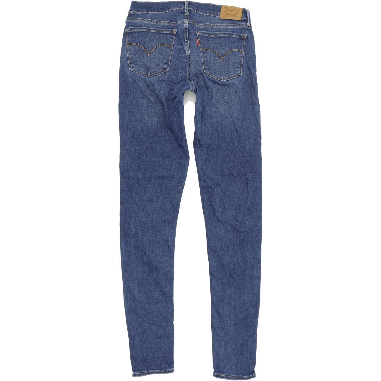 Levi's 710 Super Women Blue Skinny Slim Stretch Jeans W29 L32