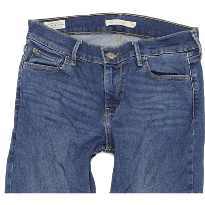 Levi's 710 Super Women Blue Skinny Slim Stretch Jeans W29 L32