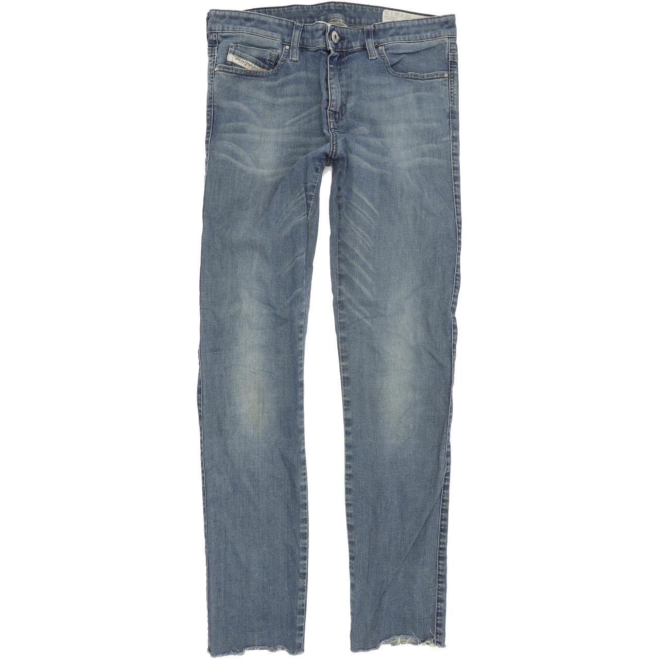Diesel Skinzee 0662C Women Blue Skinny Slim Stretch Jeans W28 L28