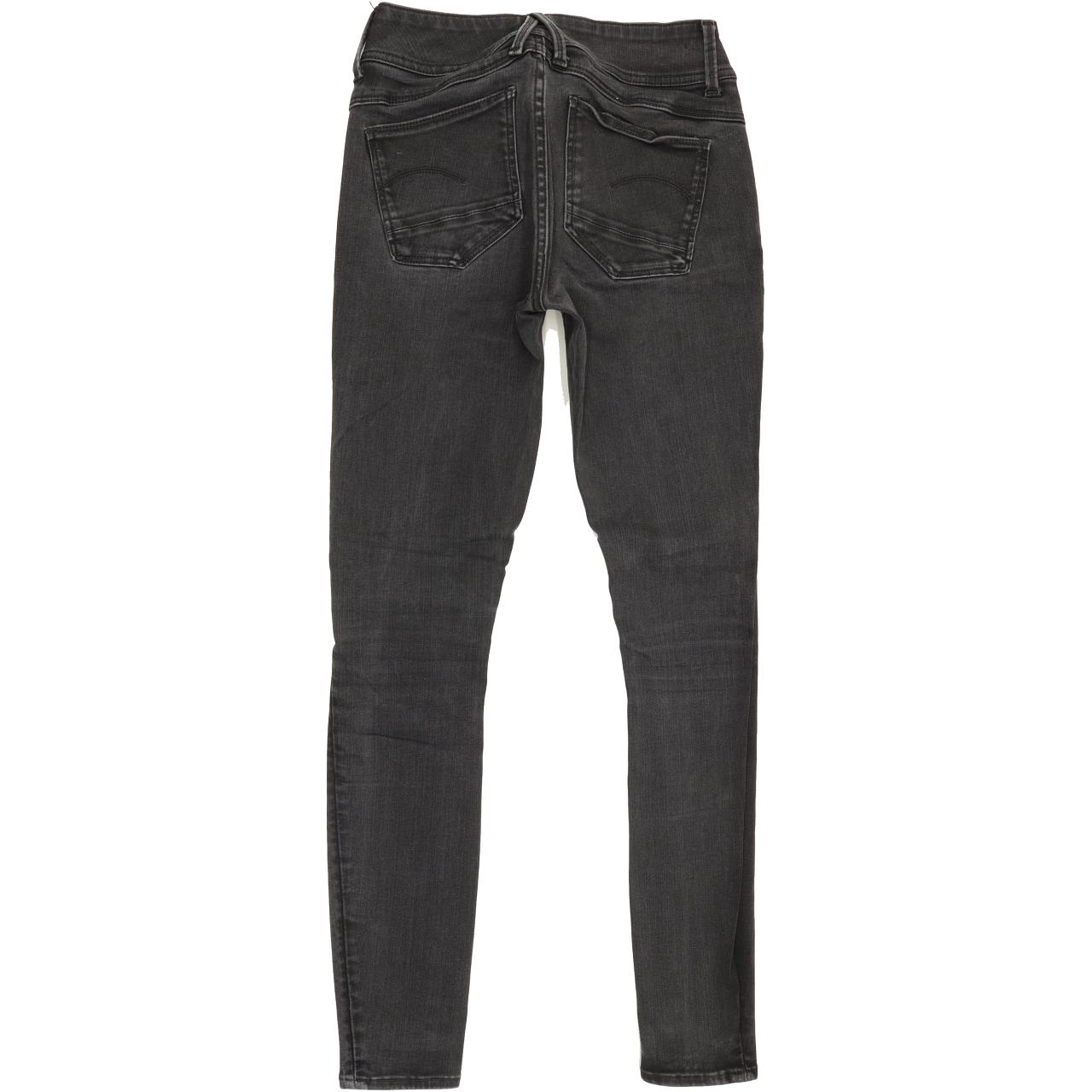 G-Star Lynn Women Charcoal Skinny Slim Stretch Jeans W27 L29