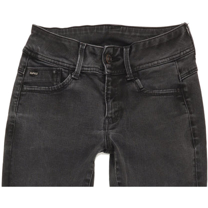 G-Star Lynn Women Charcoal Skinny Slim Stretch Jeans W27 L29