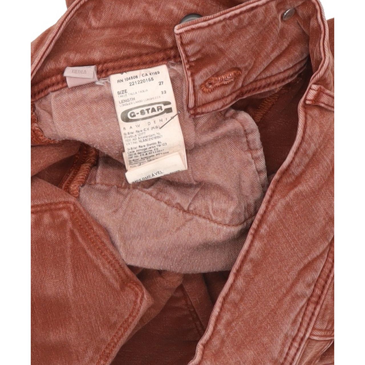 G-Star Burgundy Midge Cody Women Skinny Slim Stretch Jeans W27 L31