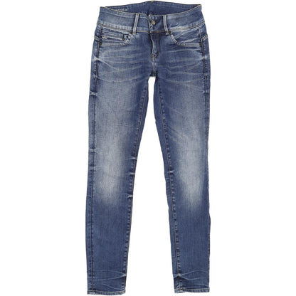 G-Star Midge Cody Women Blue Skinny Slim Stretch Jeans W27 L30