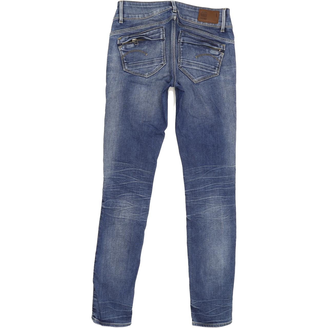 G-Star Midge Cody Women Blue Skinny Slim Stretch Jeans W27 L30