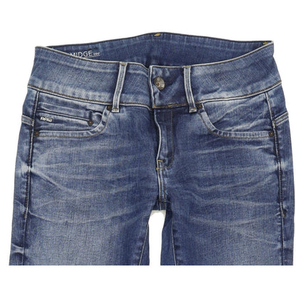 G-Star Midge Cody Women Blue Skinny Slim Stretch Jeans W27 L30