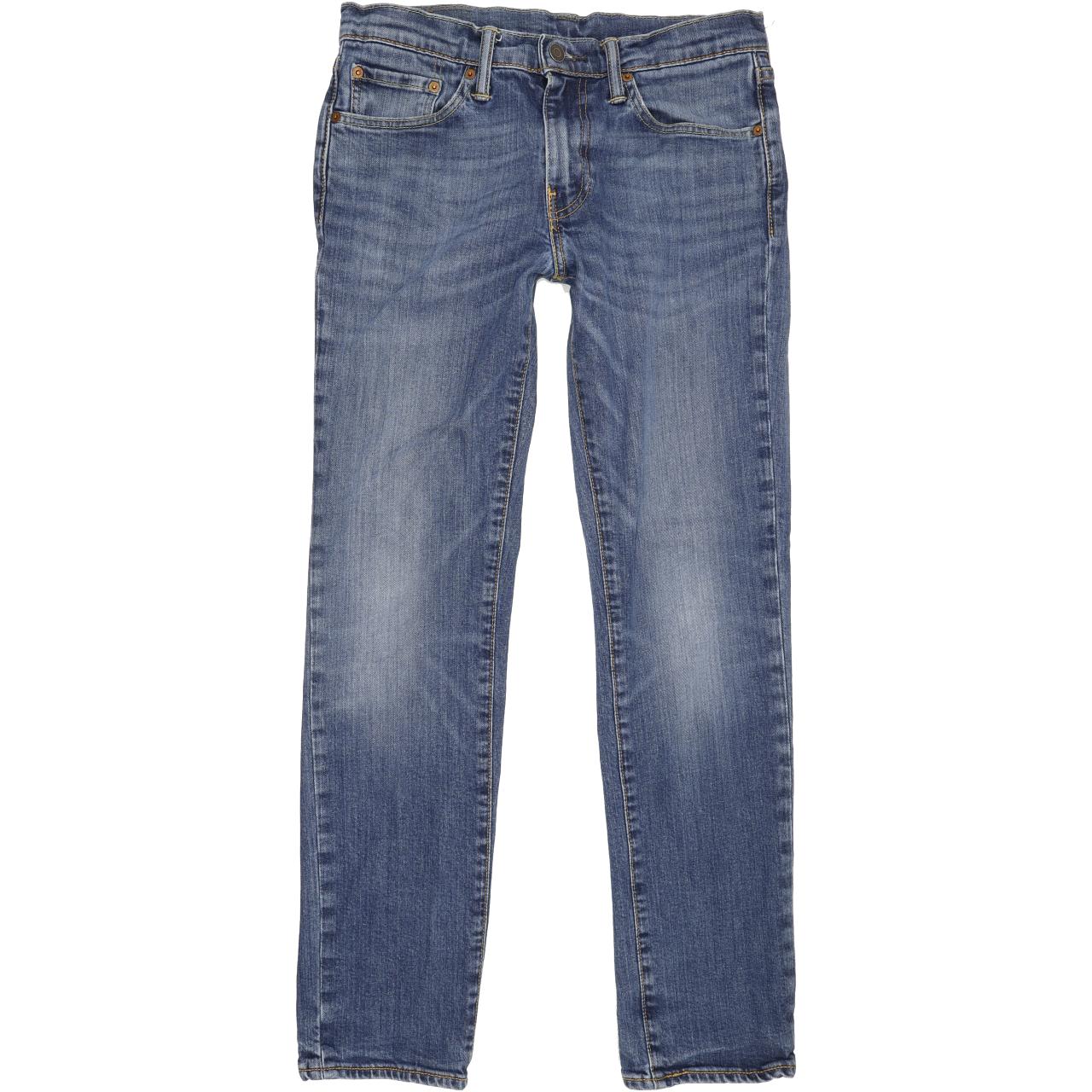 Levi's 511 Men Blue Straight Slim Jeans W30 L31