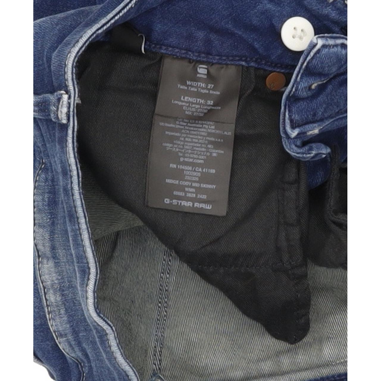 G-Star Midge Cody Women Blue Skinny Slim Stretch Jeans W27 L32