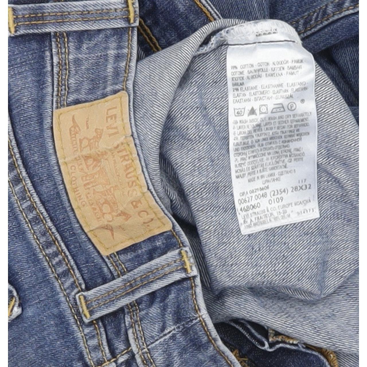 Levi's 627 Women Blue Straight Regular Stretch Jeans W28 L31