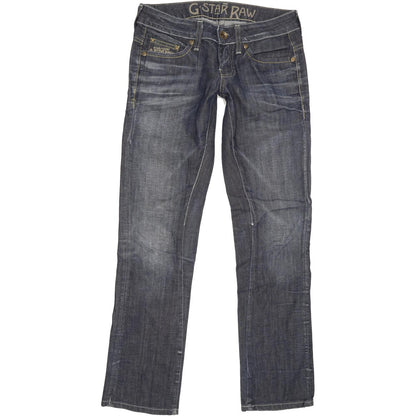 G-Star Reese Women Blue Straight Slim Stretch Jeans W27 L30