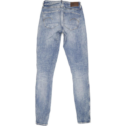 G-Star 3301 Deconst Women Blue Skinny Regular Stretch Jeans W26 L31