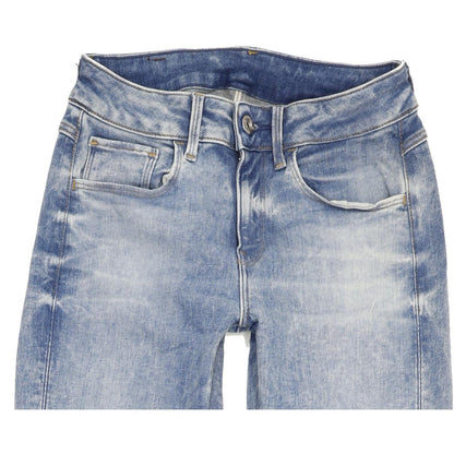G-Star 3301 Deconst Women Blue Skinny Regular Stretch Jeans W26 L31