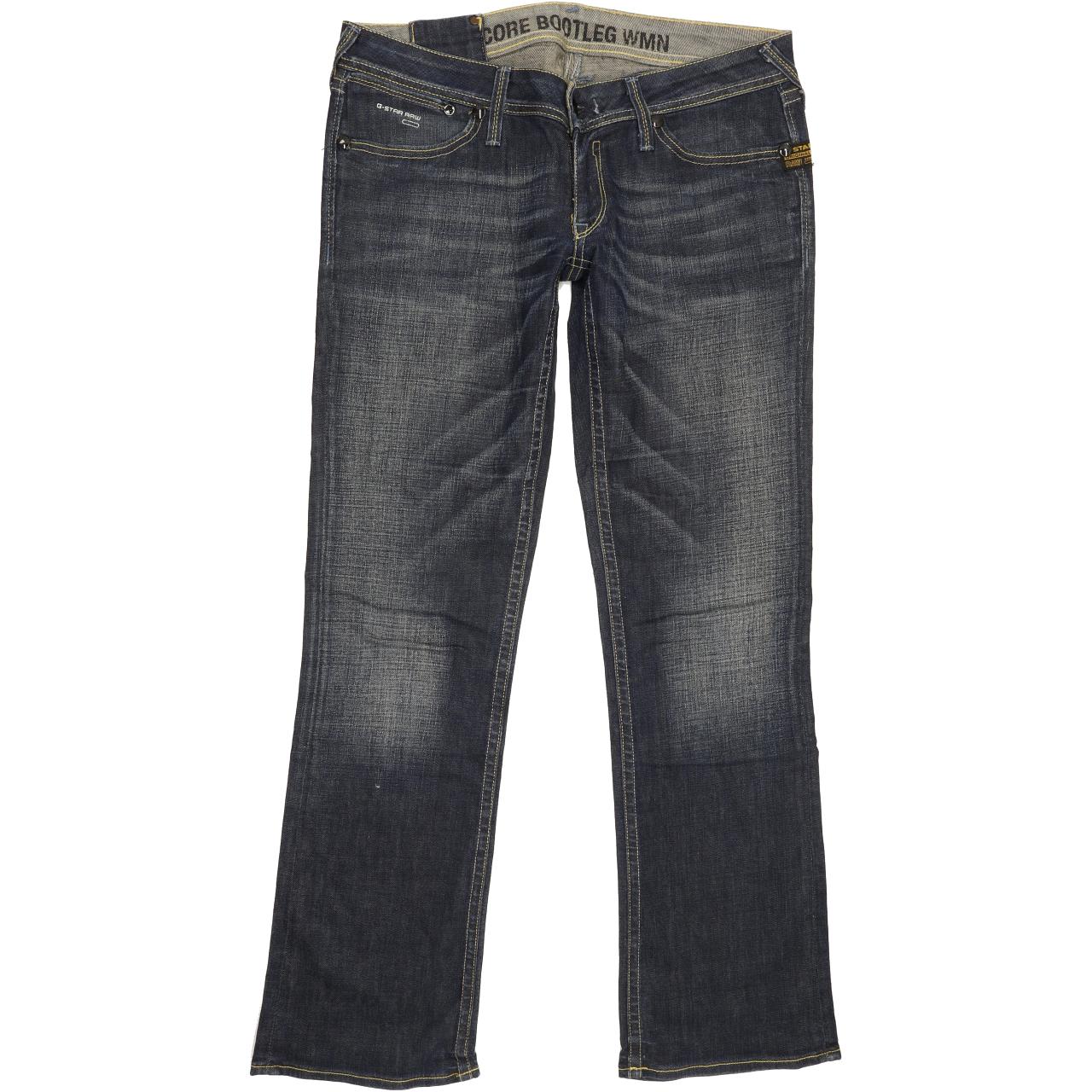 G-Star Core Women Blue Bootcut Slim Stretch Jeans W31 L31