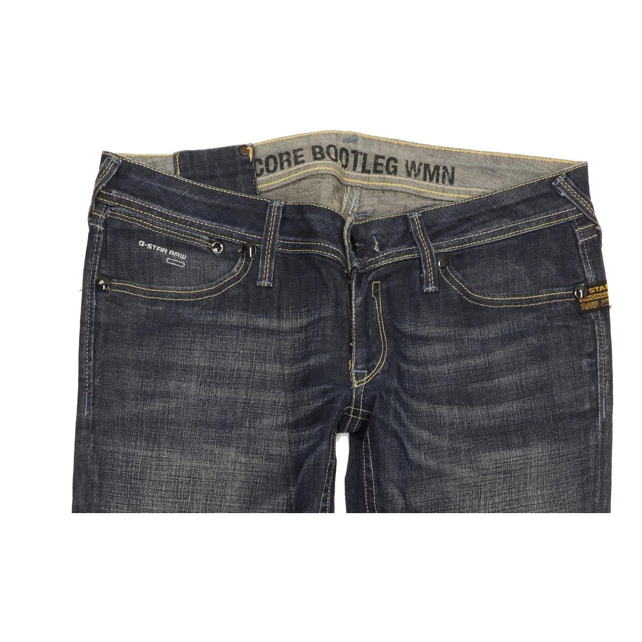 G-Star Core Women Blue Bootcut Slim Stretch Jeans W31 L31