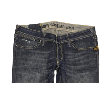 G-Star Core Women Blue Bootcut Slim Stretch Jeans W31 L31