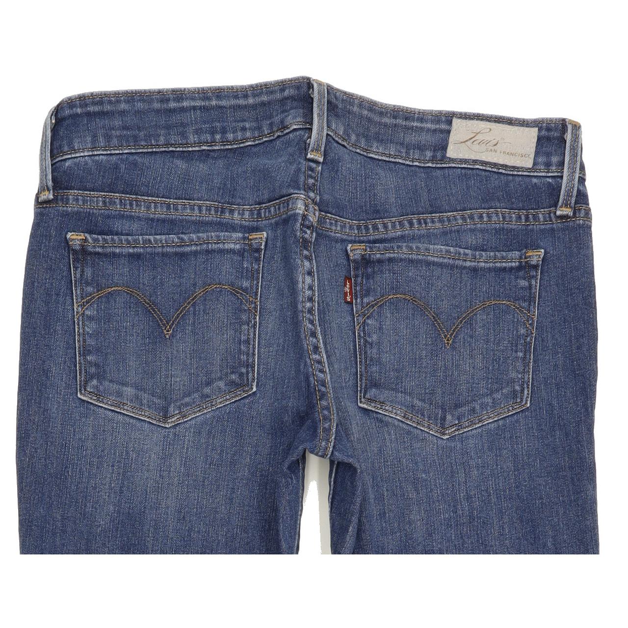 Levi's Slight Curve Women Blue Skinny Slim Stretch Jeans W27 L30