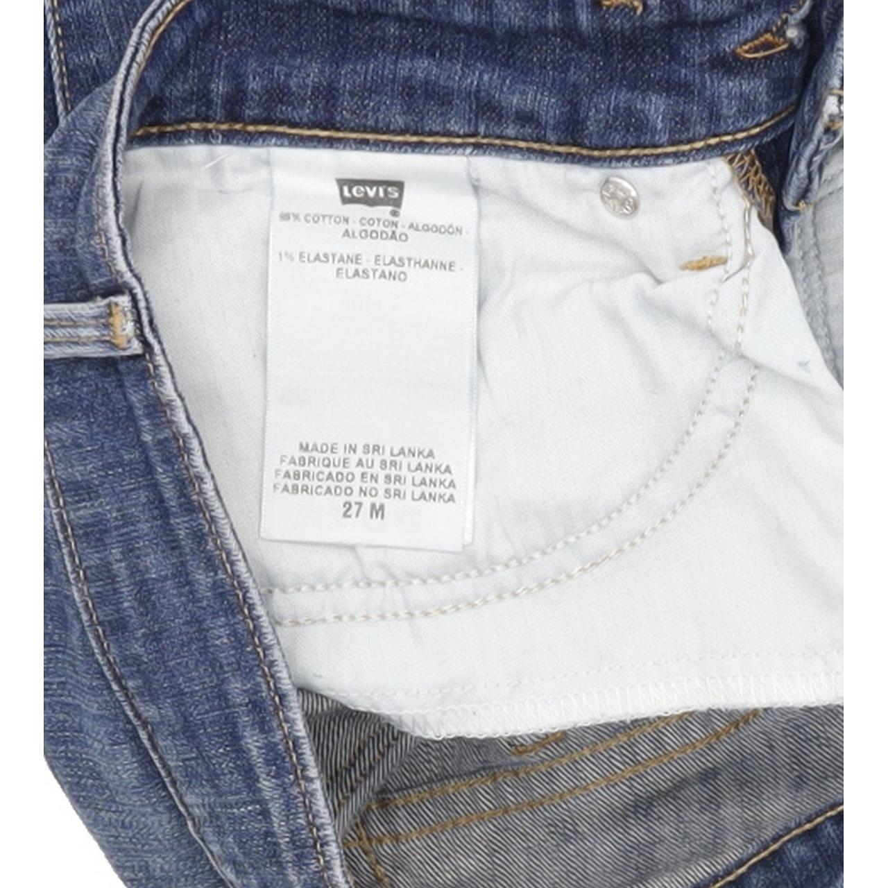 Levi's Slight Curve Women Blue Skinny Slim Stretch Jeans W27 L30