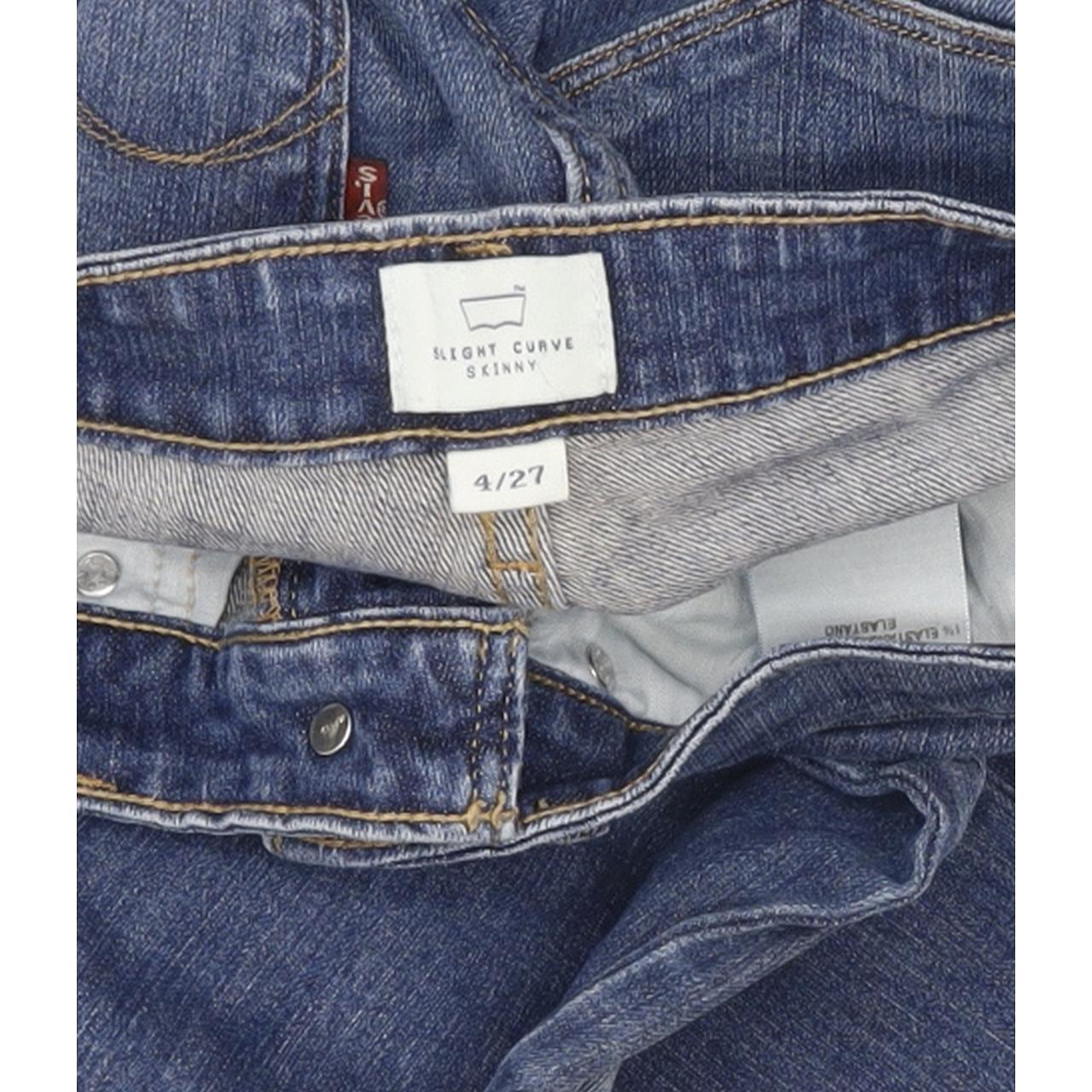 Levi's Slight Curve Women Blue Skinny Slim Stretch Jeans W27 L30