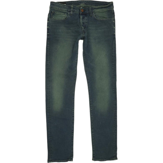 G-Star Dexter Men Green Straight Slim Stretch Jeans W33 L33