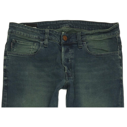 G-Star Dexter Men Green Straight Slim Stretch Jeans W33 L33