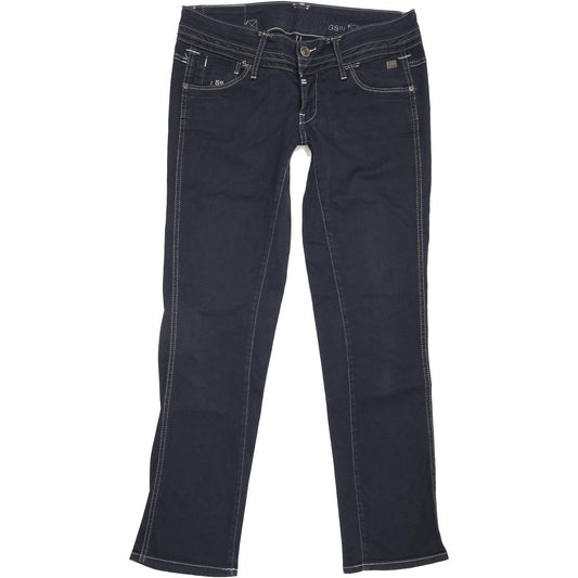 G-Star Heller Women Blue Straight Slim Stretch Jeans W29 L29