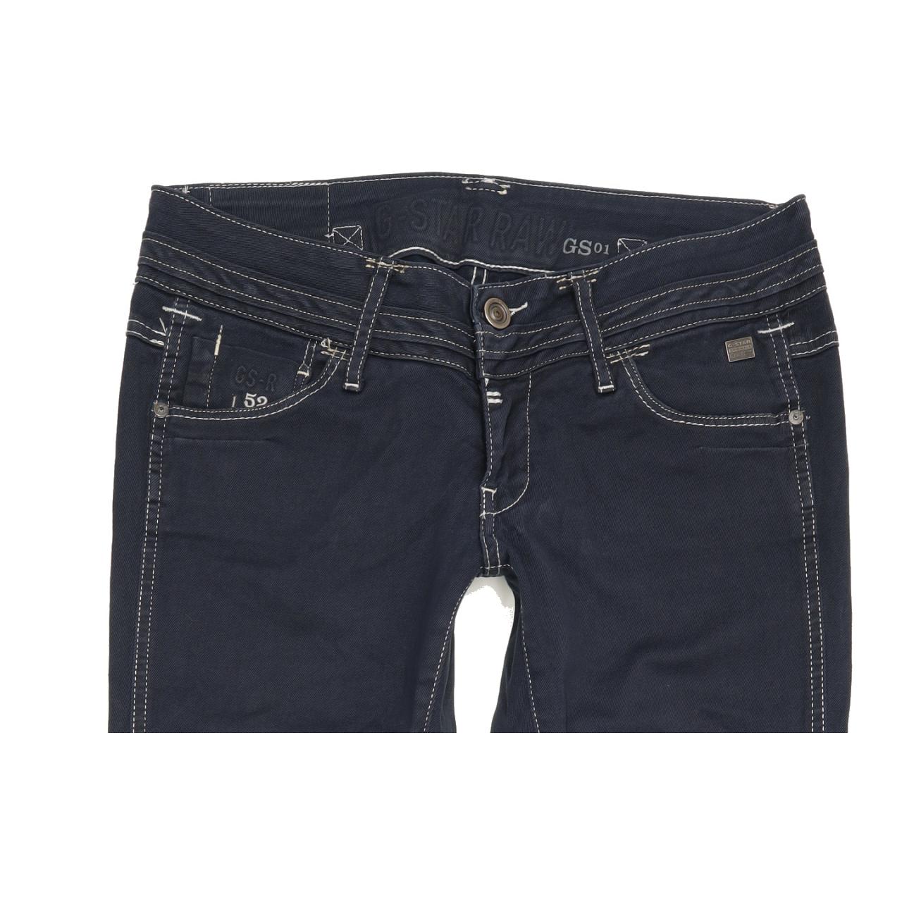 G-Star Heller Women Blue Straight Slim Stretch Jeans W29 L29