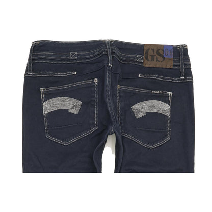 G-Star Heller Women Blue Straight Slim Stretch Jeans W29 L29