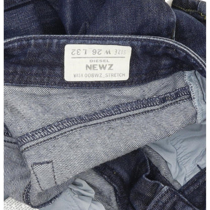 Diesel Newz 008WZ Men Blue Straight Slim Stretch Jeans W26 L30