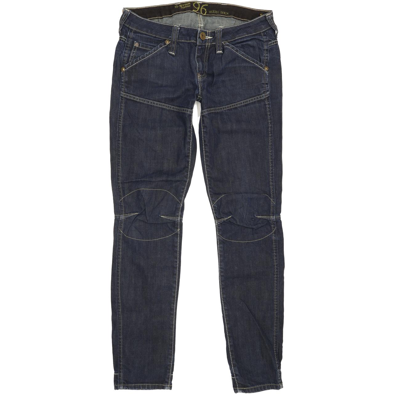 G-Star Elwood Heritage Women Blue Straight Regular Jeans W27 L32