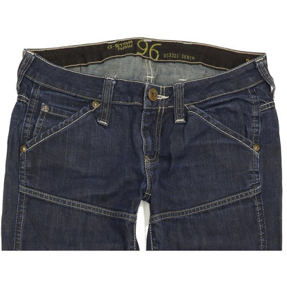 G-Star Elwood Heritage Women Blue Straight Regular Jeans W27 L32