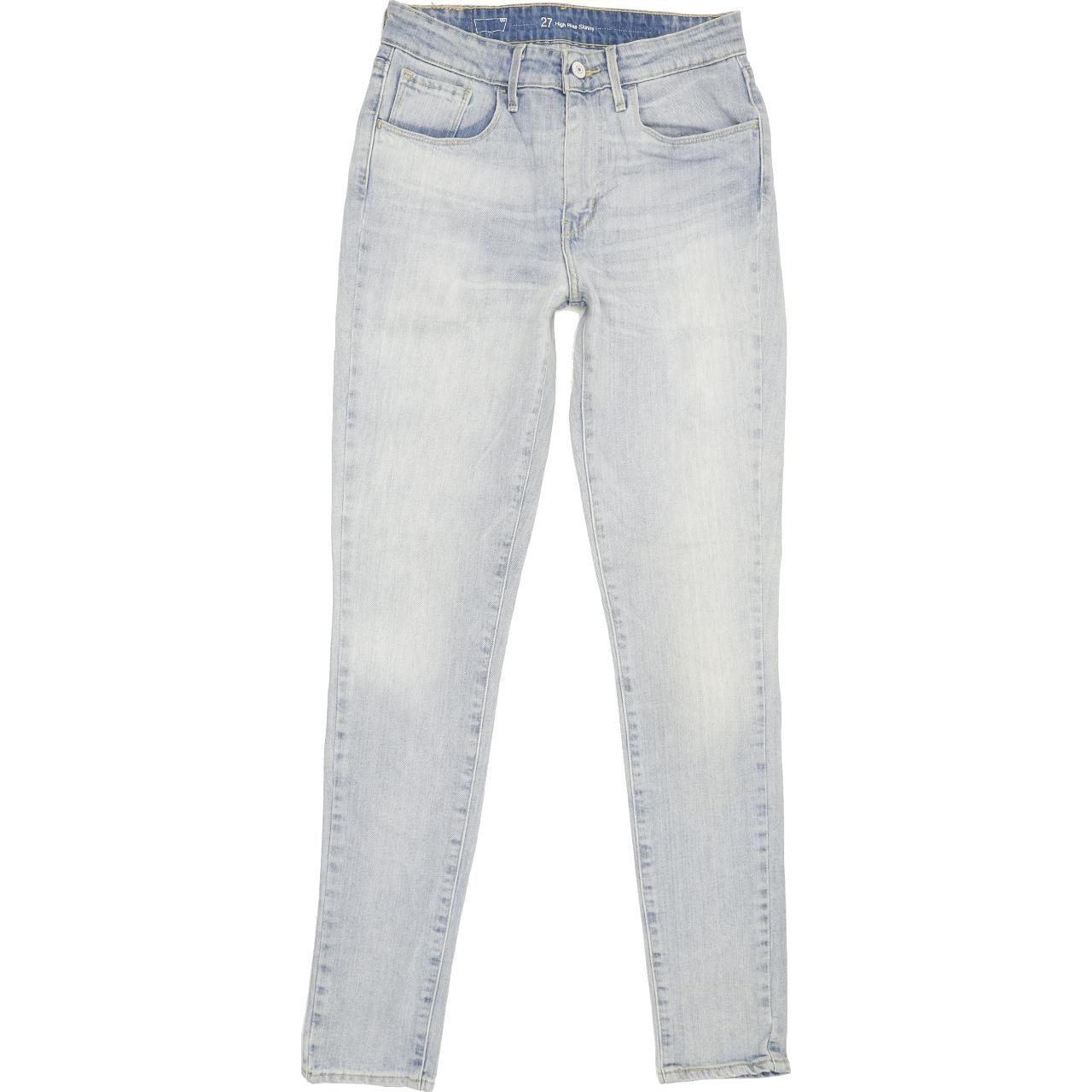 Levi's High Rise Women Blue Skinny Stretch Jeans W27 L31