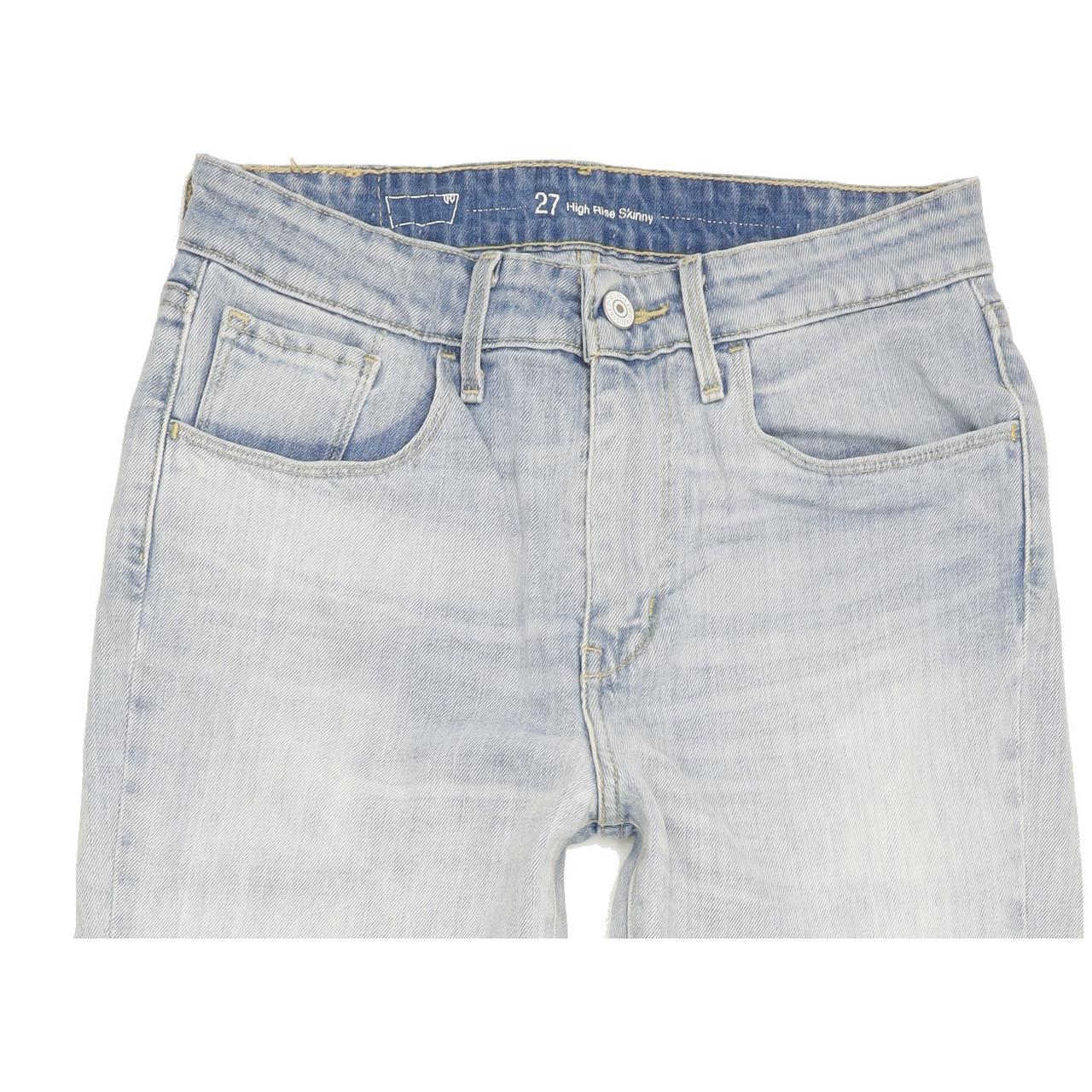 Levi's High Rise Women Blue Skinny Stretch Jeans W27 L31