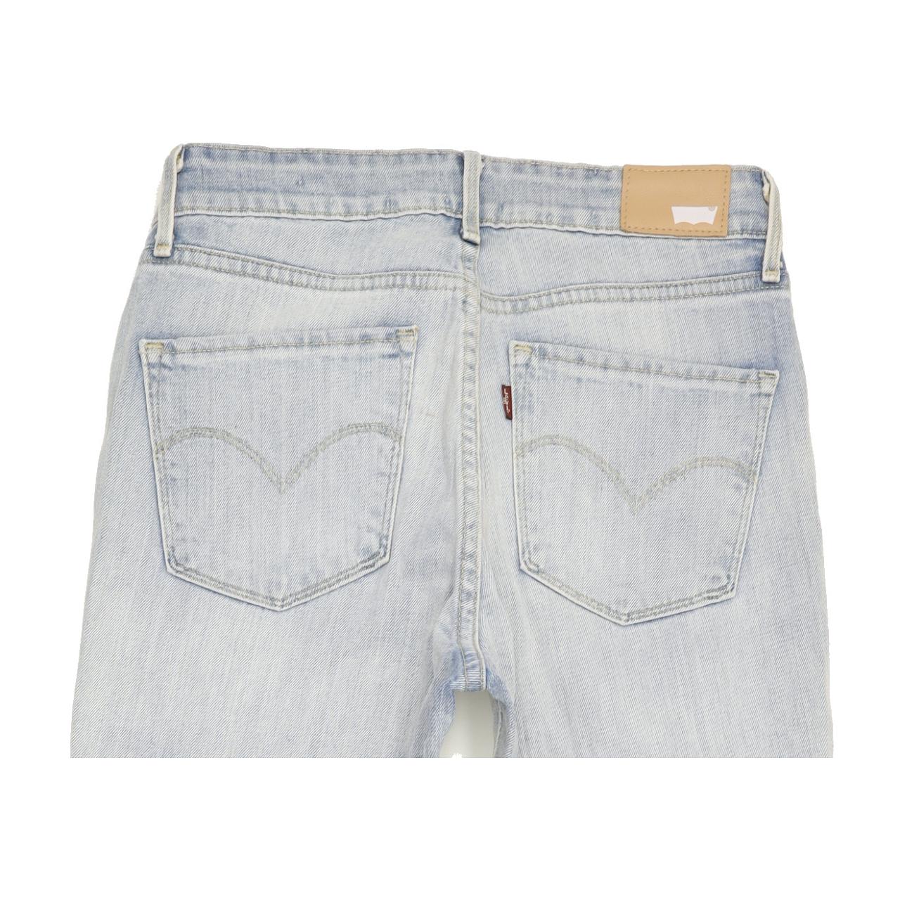 Levi's High Rise Women Blue Skinny Stretch Jeans W27 L31