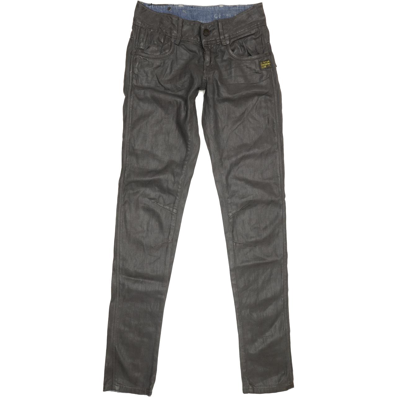 G-Star Fender Women Grey Skinny Slim Stretch Jeans W25 L33